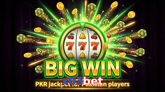 Big win animation on X03bet slot game