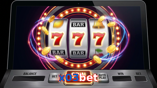 Main screen of X03bet slots page for PK players